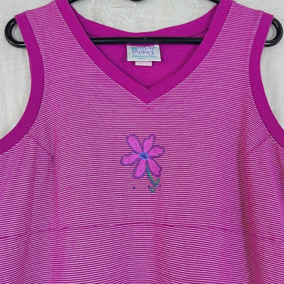 Fresh Produce Fuchsia Dress/Beach Cover Up/Loungewear Sz Adult Lg 🎉Host Pick🎉 - Picture 3 of 7